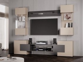 Гостиная Фэнтези (кашемир/графит) в Усть-Куйге - ust-kujga.mebel-nsk.ru | фото