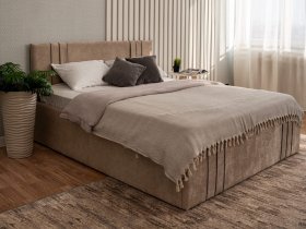 Кровать двуспальная 1,4м с подъем. мех. Леванте в Усть-Куйге - ust-kujga.mebel-nsk.ru | фото