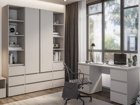 Модульная детская Люмо (кашемир) в Усть-Куйге - ust-kujga.mebel-nsk.ru | фото