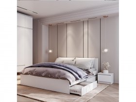 Модульная спальня Симпл в Усть-Куйге - ust-kujga.mebel-nsk.ru | фото