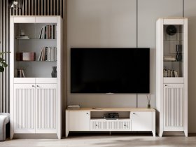 Модульная стенка Валенсия в Усть-Куйге - ust-kujga.mebel-nsk.ru | фото
