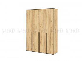 Шкаф четырехстворчатый Норд (дуб крафт) в Усть-Куйге - ust-kujga.mebel-nsk.ru | фото