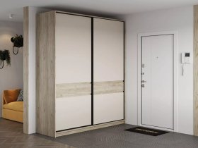 Шкаф-купе Бостон ШК-005 (2.0 м) (дуб крафт серый/кашемир) в Усть-Куйге - ust-kujga.mebel-nsk.ru | фото