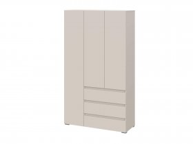 Шкаф трехстворчатый с ящиками Люмо ШК-06 в Усть-Куйге - ust-kujga.mebel-nsk.ru | фото